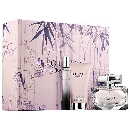 gucci bloom gift set sephora|Gucci bamboo perfume gift set.